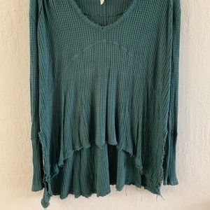 Free People Distressed Thermal Tunic